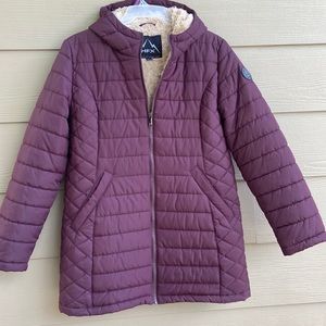 HFX quilted long winter jacket women’s. Size XL.